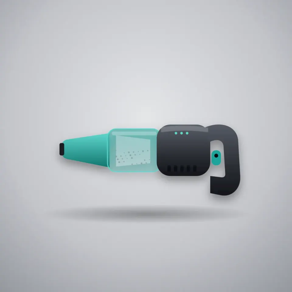 Pocket Vac Mini, Graphite / Teal