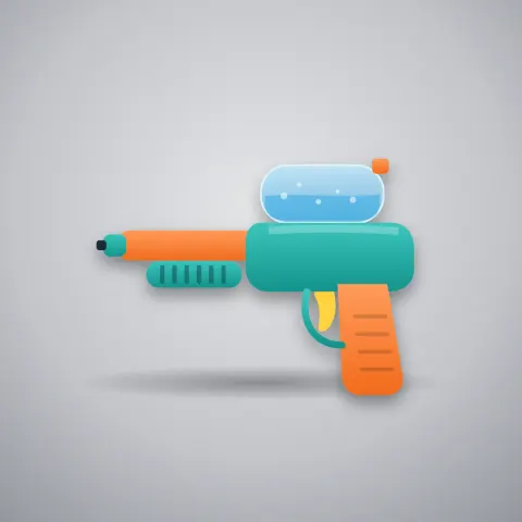 Hydro Blaster, Orange / Teal
