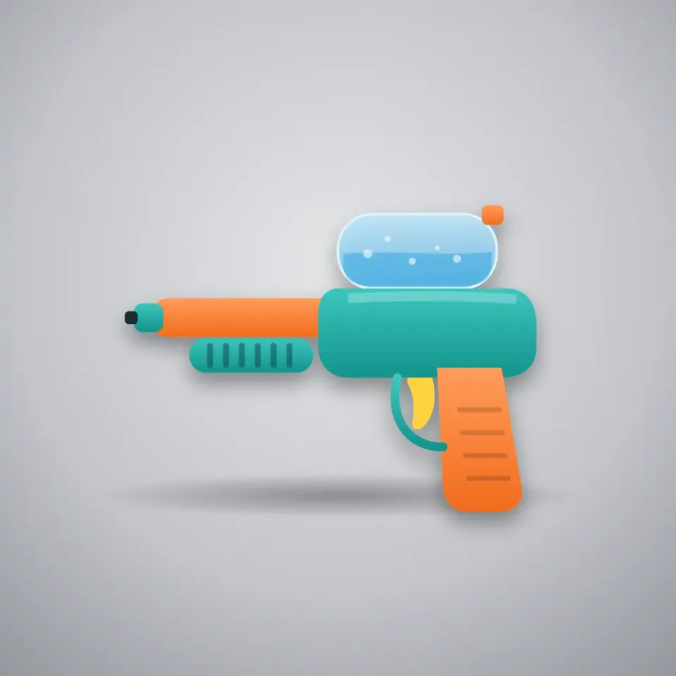 Hydro Blaster, Orange / Teal