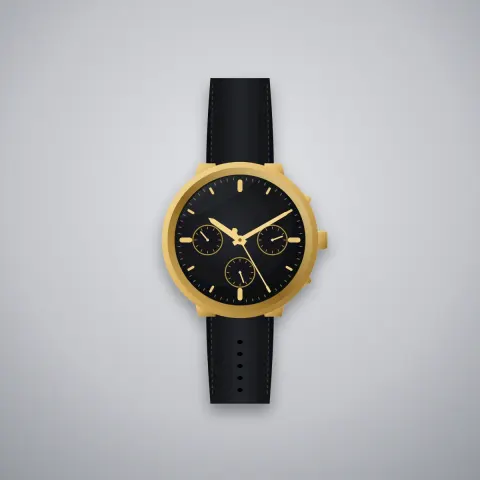 Midnight Chrono, Black / Gold